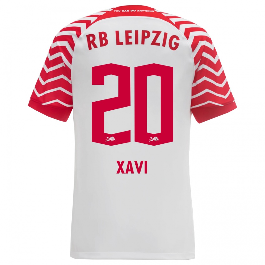 Kvinder Xavi Simons #20 Hvid Hjemmebane Spillertrøjer 2023/24 Trøje T-Shirt