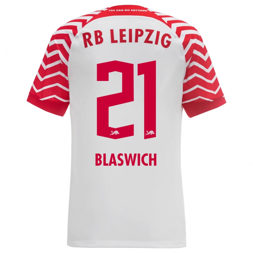 Kvinder Janis Blaswich #21 Hvid Hjemmebane Spillertrøjer 2023/24 Trøje T-Shirt