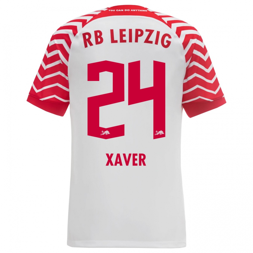 Kvinder Xaver Schlager #24 Hvid Hjemmebane Spillertrøjer 2023/24 Trøje T-Shirt