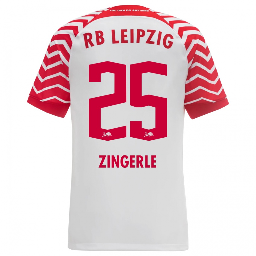 Kvinder Leopold Zingerle #25 Hvid Hjemmebane Spillertrøjer 2023/24 Trøje T-Shirt
