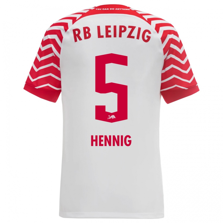 Kvinder Lenny Hennig #5 Hvid Hjemmebane Spillertrøjer 2023/24 Trøje T-Shirt