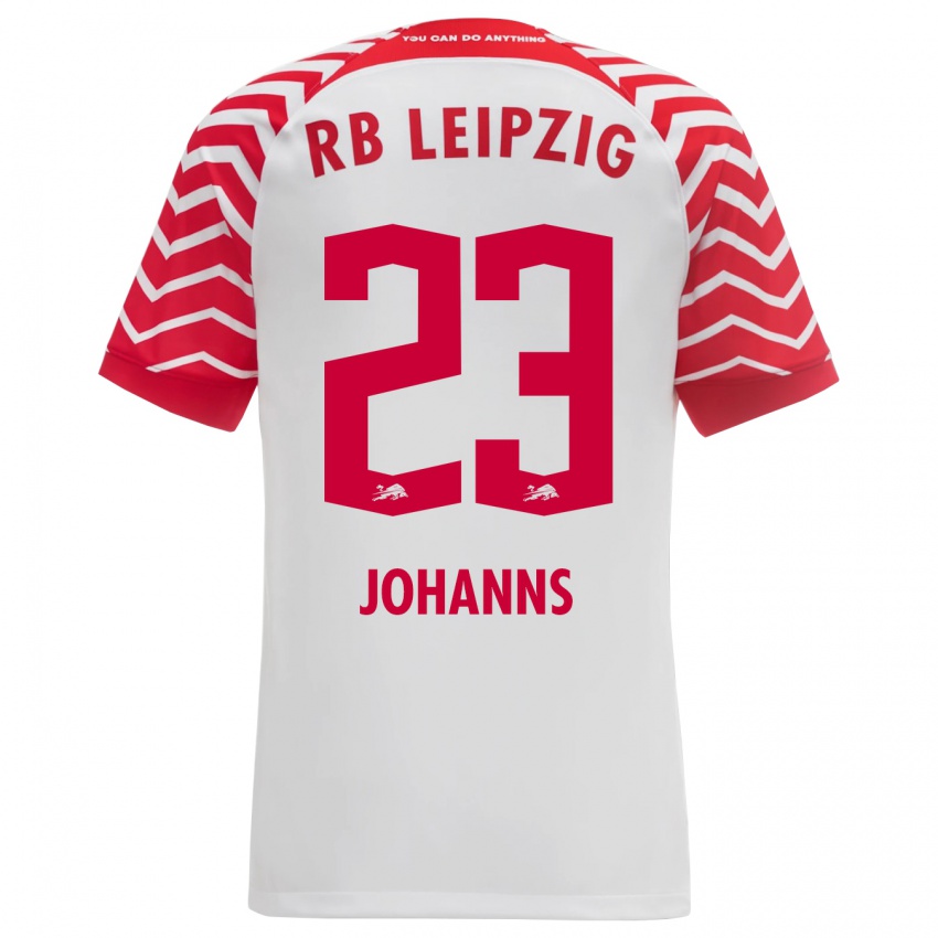 Kvinder Lennart Johanns #23 Hvid Hjemmebane Spillertrøjer 2023/24 Trøje T-Shirt