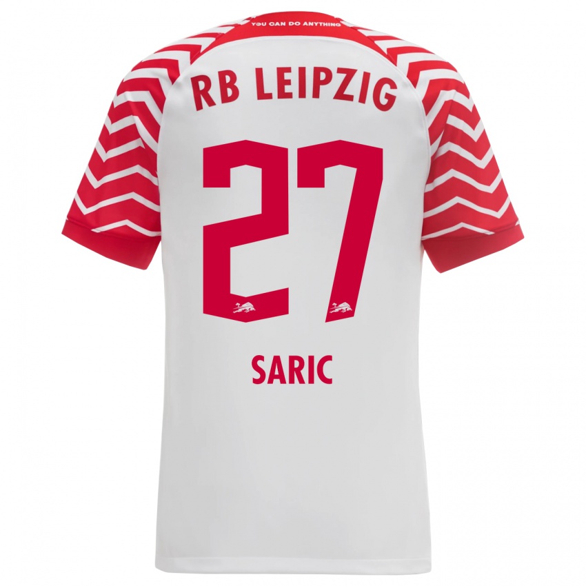 Kvinder Lucio Saric #27 Hvid Hjemmebane Spillertrøjer 2023/24 Trøje T-Shirt