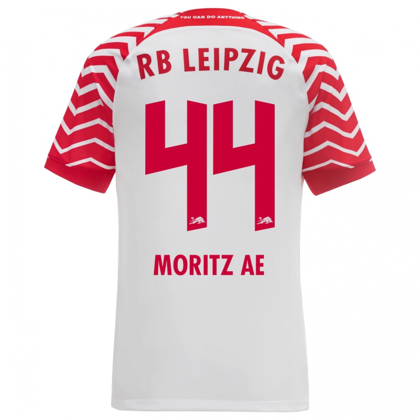 Kvinder Moritz Aé #44 Hvid Hjemmebane Spillertrøjer 2023/24 Trøje T-Shirt