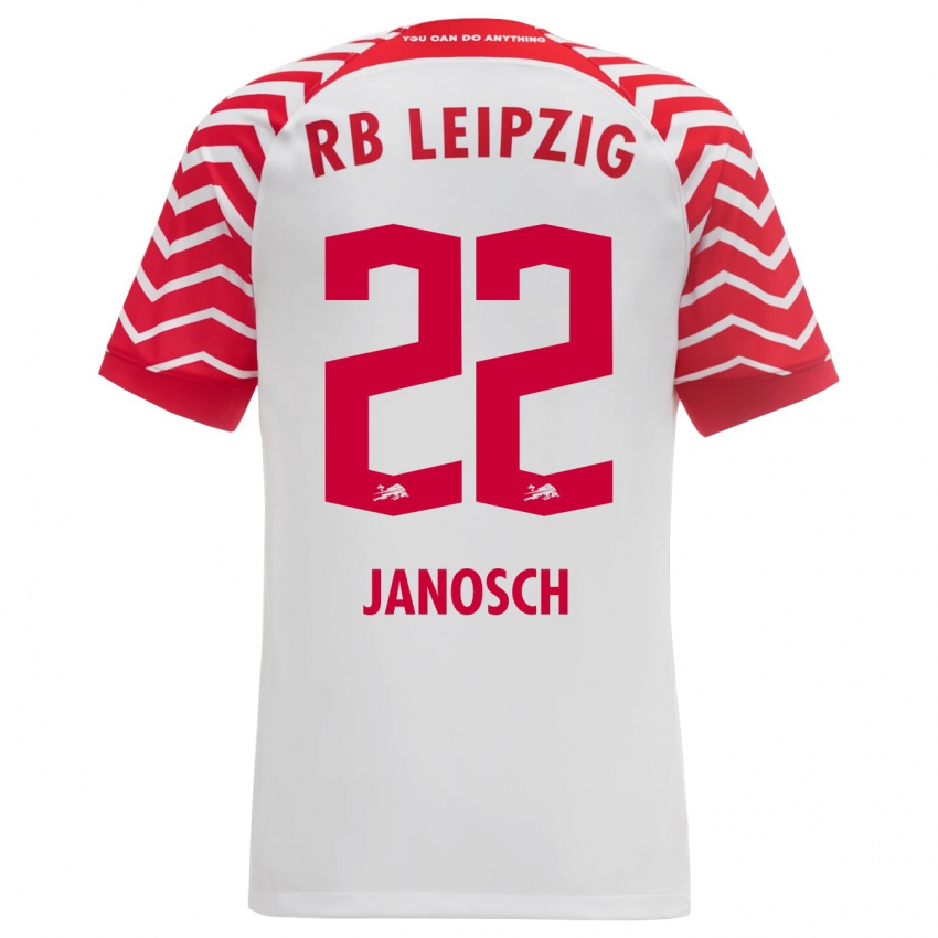 Kvinder Luca Janosch #22 Hvid Hjemmebane Spillertrøjer 2023/24 Trøje T-Shirt
