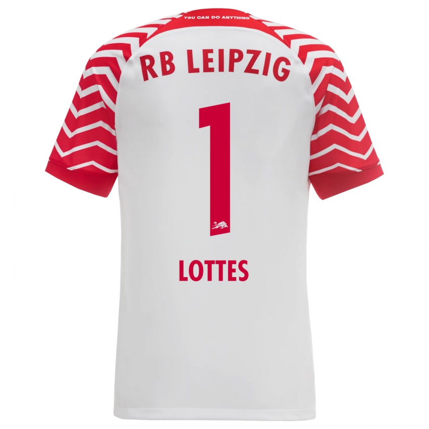 Kvinder Benjamin Lottes #1 Hvid Hjemmebane Spillertrøjer 2023/24 Trøje T-Shirt