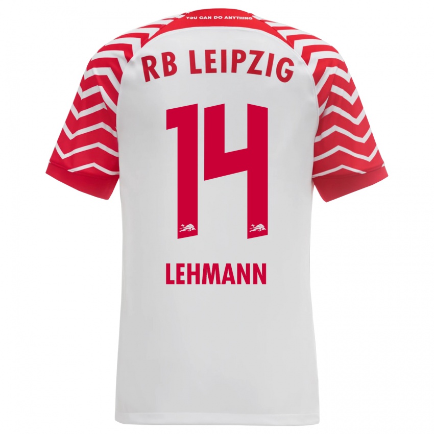 Kvinder Noah Lehmann #14 Hvid Hjemmebane Spillertrøjer 2023/24 Trøje T-Shirt