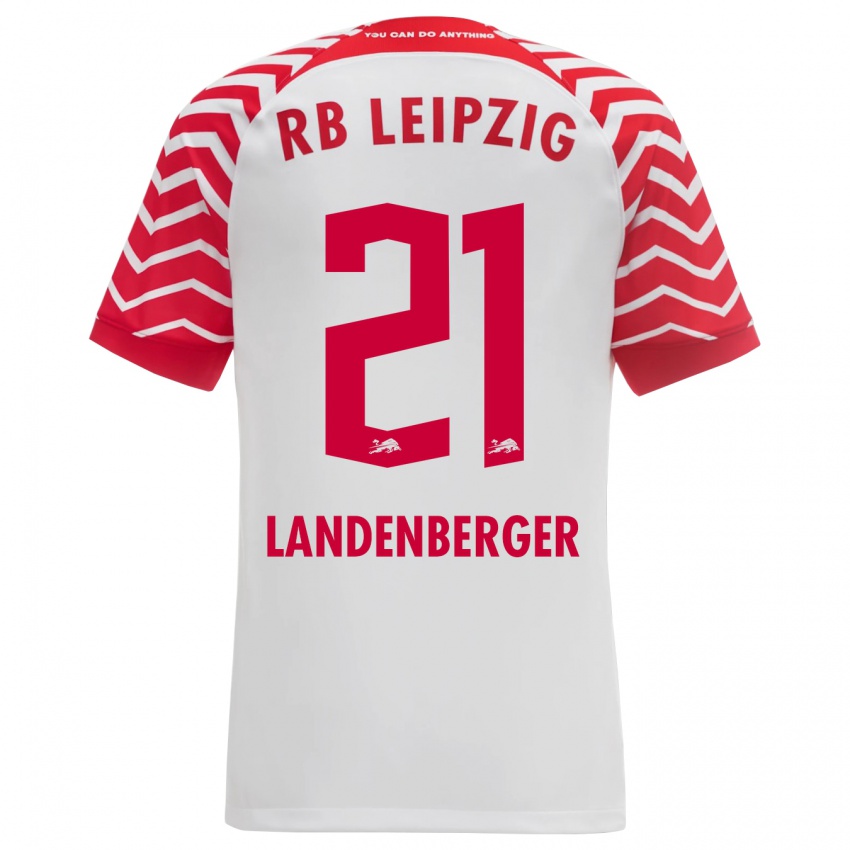 Kvinder Julia Landenberger #21 Hvid Hjemmebane Spillertrøjer 2023/24 Trøje T-Shirt