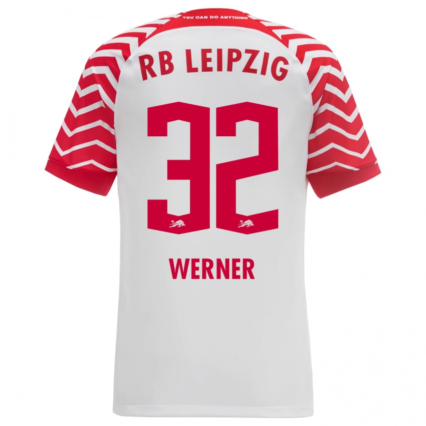 Kvinder Mia Werner #32 Hvid Hjemmebane Spillertrøjer 2023/24 Trøje T-Shirt