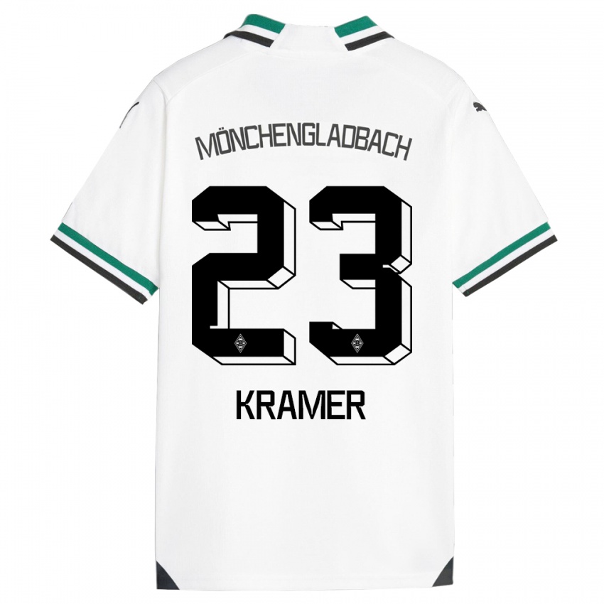 Kvinder Christoph Kramer #23 Hvid Grøn Hjemmebane Spillertrøjer 2023/24 Trøje T-Shirt