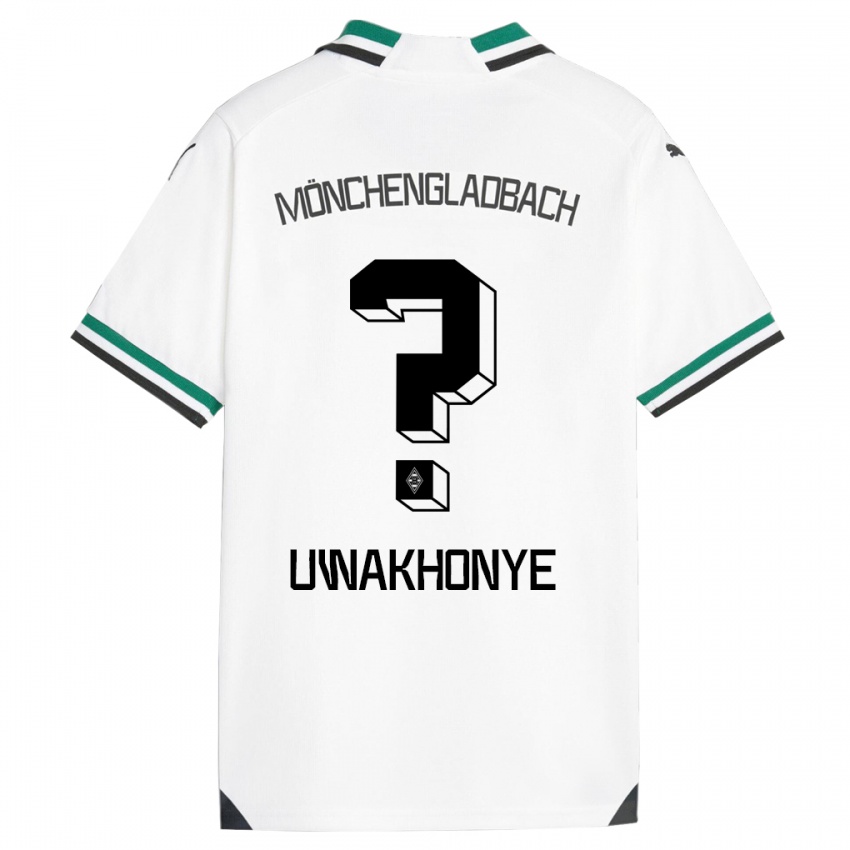 Kvinder Joshua Uwakhonye #0 Hvid Grøn Hjemmebane Spillertrøjer 2023/24 Trøje T-Shirt