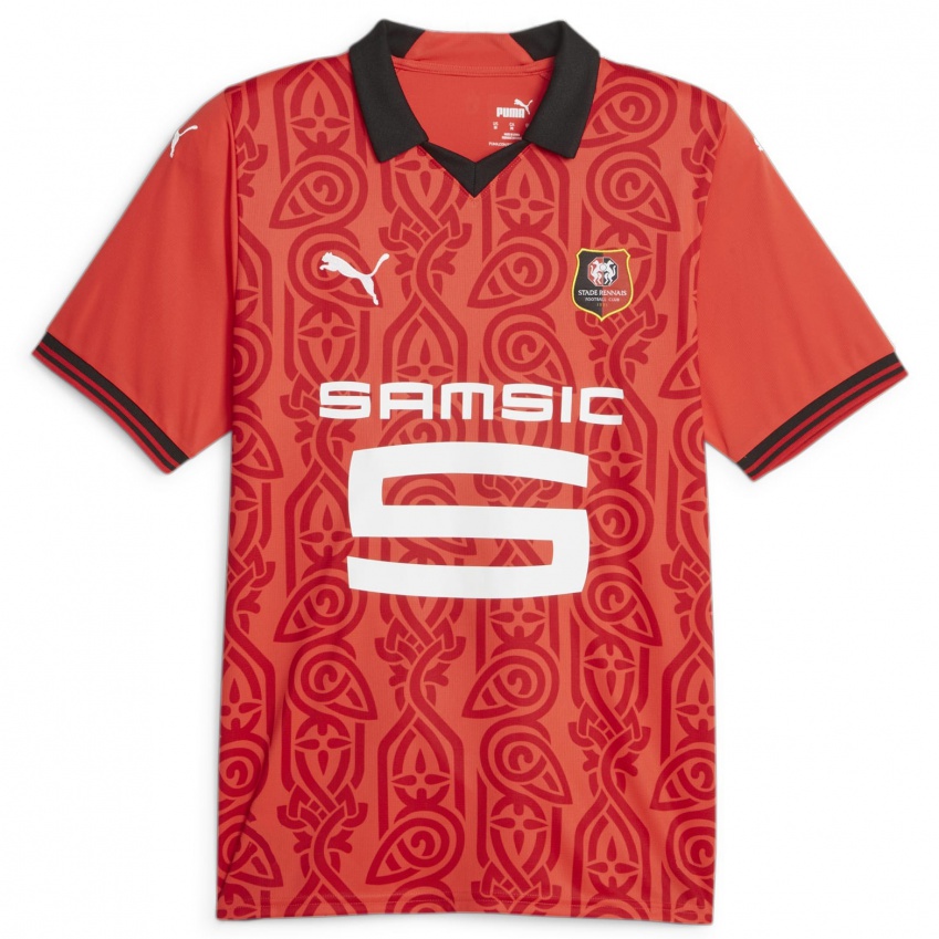 Kvinder Lucas Rosier #0 Rød Hjemmebane Spillertrøjer 2023/24 Trøje T-Shirt