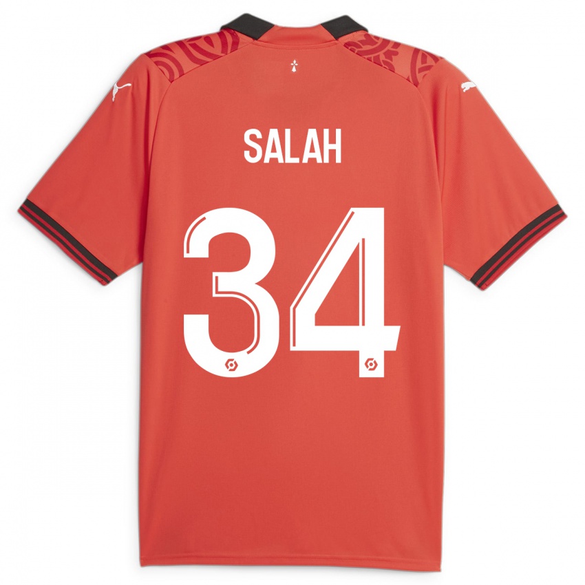 Kvinder Ibrahim Salah #34 Rød Hjemmebane Spillertrøjer 2023/24 Trøje T-Shirt