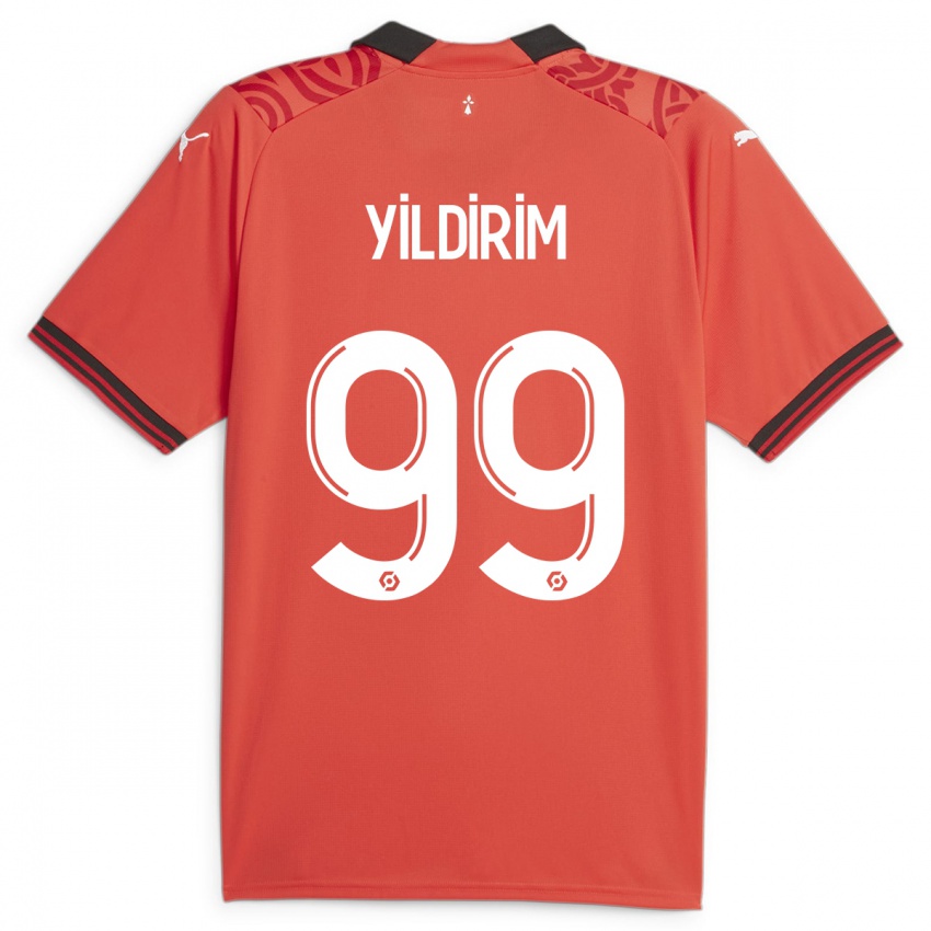 Kvinder Bertuğ Yıldırım #99 Rød Hjemmebane Spillertrøjer 2023/24 Trøje T-Shirt