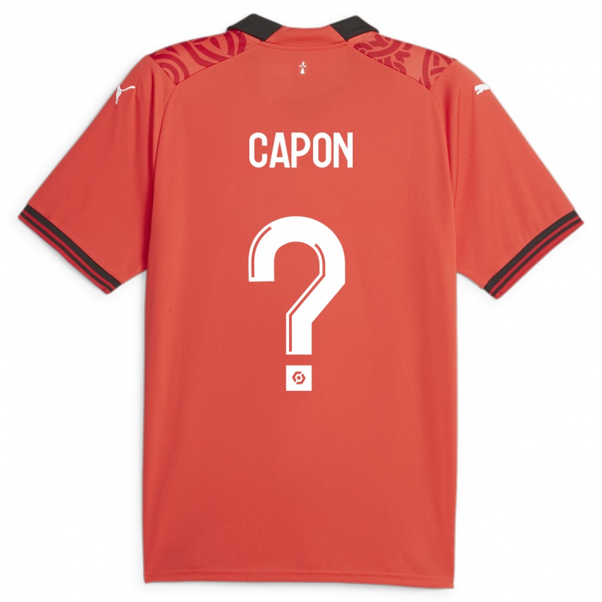 Kvinder José Capon #0 Rød Hjemmebane Spillertrøjer 2023/24 Trøje T-Shirt