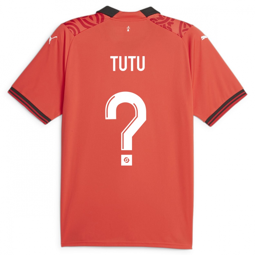 Kvinder Gabriel Tutu #0 Rød Hjemmebane Spillertrøjer 2023/24 Trøje T-Shirt
