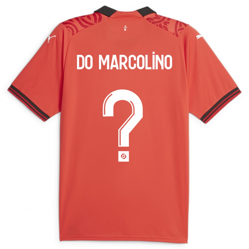 Kvinder Arsène Do Marcolino #0 Rød Hjemmebane Spillertrøjer 2023/24 Trøje T-Shirt