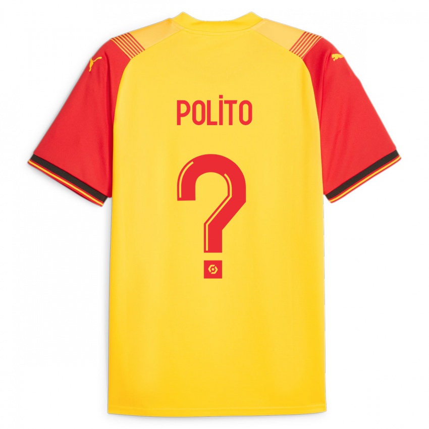 Kvinder Carla Polito #0 Gul Hjemmebane Spillertrøjer 2023/24 Trøje T-Shirt