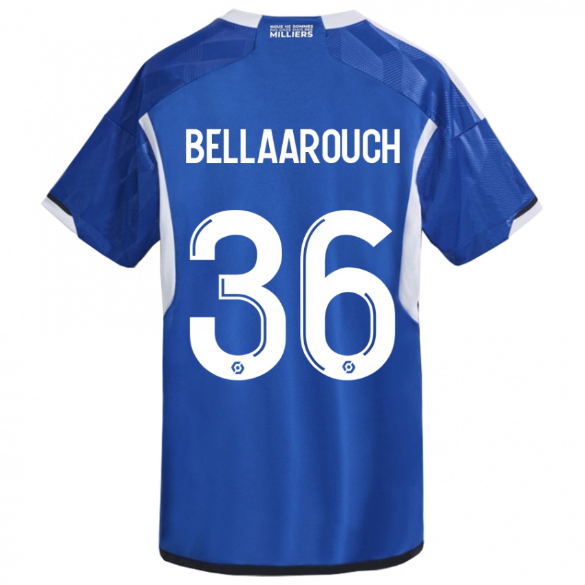 Kvinder Alaa Bellaarouch #36 Blå Hjemmebane Spillertrøjer 2023/24 Trøje T-Shirt