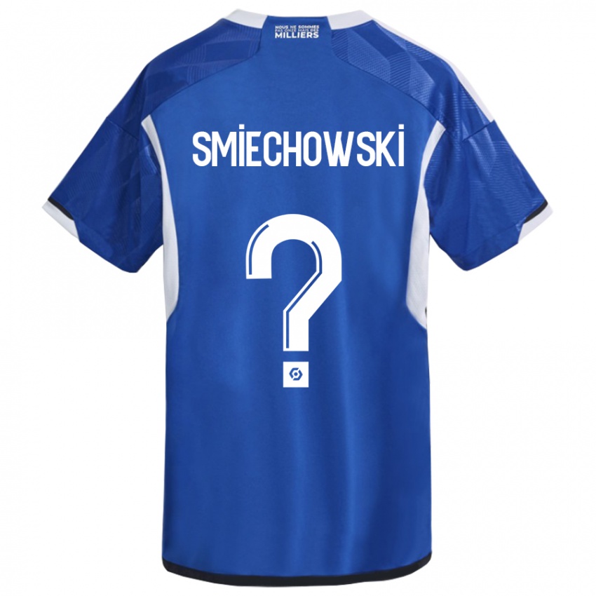 Kvinder Artur Smiechowski #0 Blå Hjemmebane Spillertrøjer 2023/24 Trøje T-Shirt