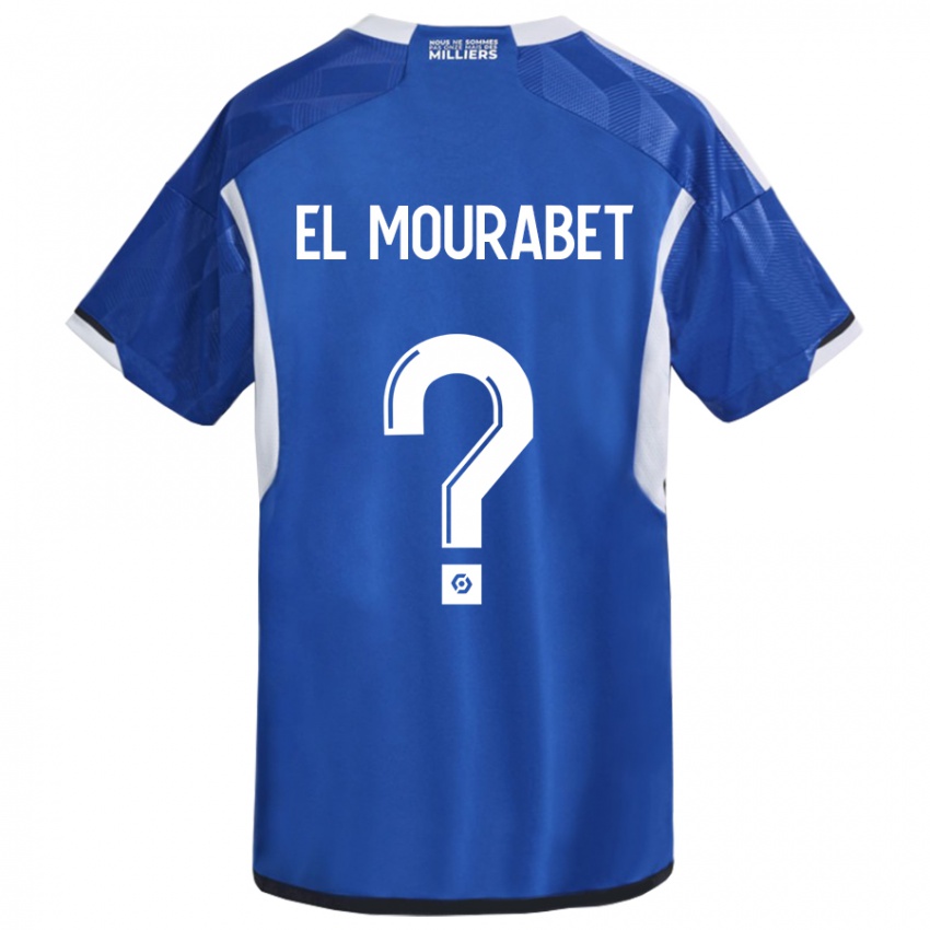 Kvinder Samir El Mourabet #0 Blå Hjemmebane Spillertrøjer 2023/24 Trøje T-Shirt