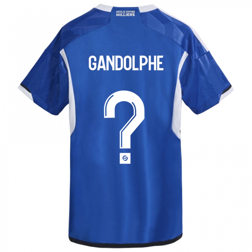 Kvinder Adrien Gandolphe #0 Blå Hjemmebane Spillertrøjer 2023/24 Trøje T-Shirt