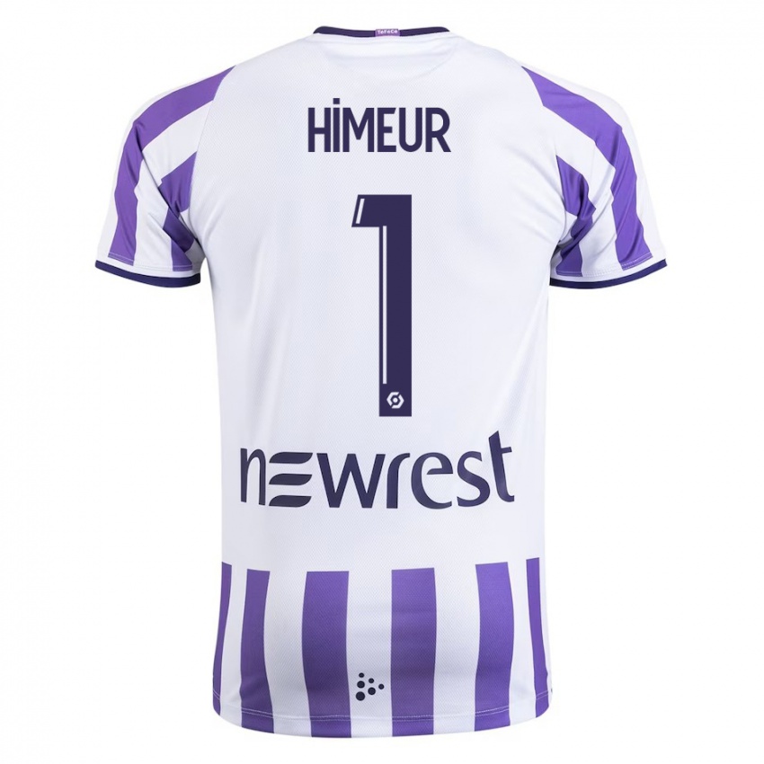 Kvinder Thomas Himeur #1 Hvid Hjemmebane Spillertrøjer 2023/24 Trøje T-Shirt