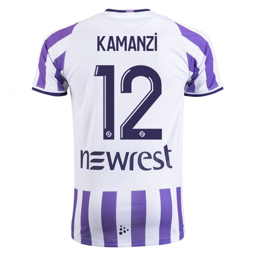 Kvinder Warren Kamanzi #12 Hvid Hjemmebane Spillertrøjer 2023/24 Trøje T-Shirt