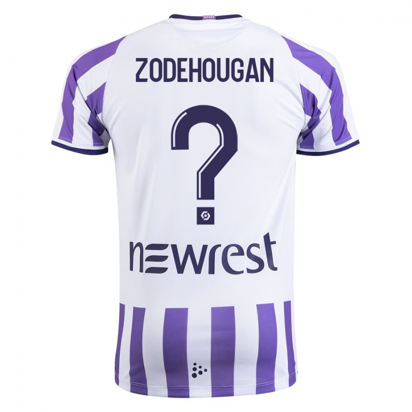 Kvinder Yanis Zodehougan #0 Hvid Hjemmebane Spillertrøjer 2023/24 Trøje T-Shirt