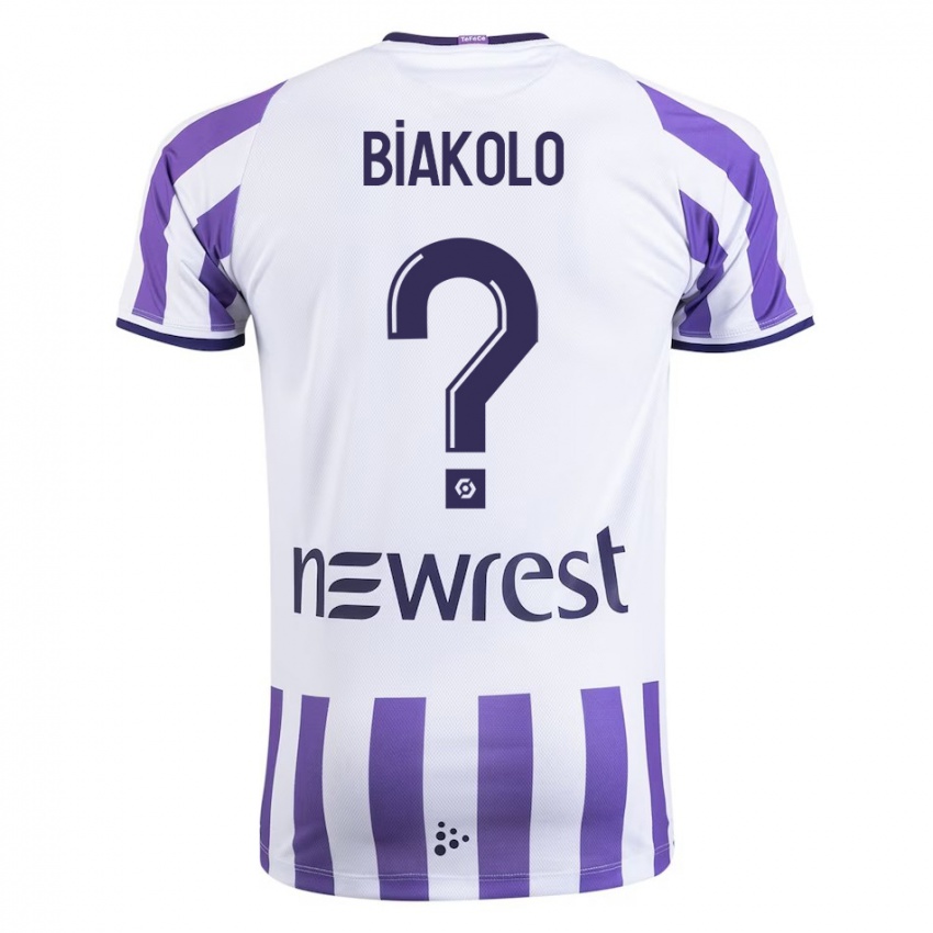 Kvinder Tony Biakolo #0 Hvid Hjemmebane Spillertrøjer 2023/24 Trøje T-Shirt
