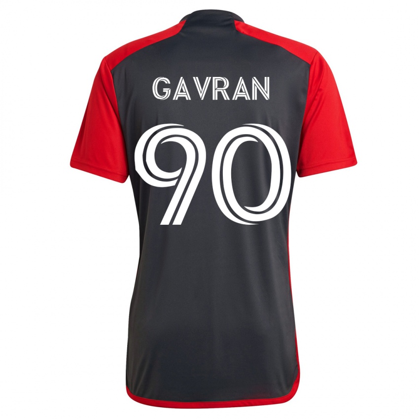 Kvinder Luka Gavran #90 Grå Hjemmebane Spillertrøjer 2023/24 Trøje T-Shirt