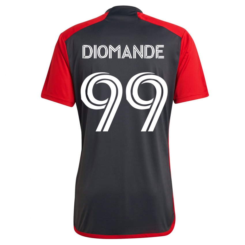 Kvinder Adama Diomande #99 Grå Hjemmebane Spillertrøjer 2023/24 Trøje T-Shirt