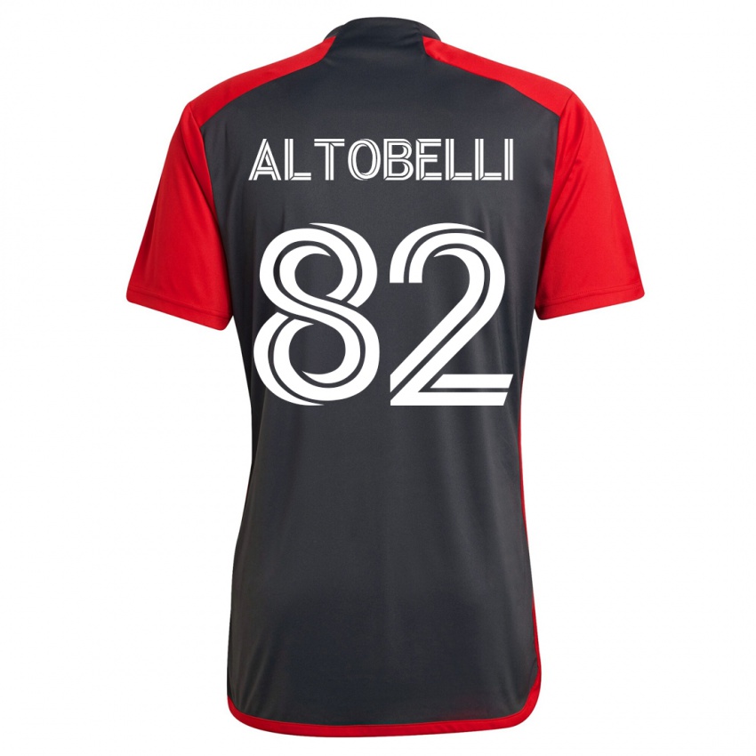 Kvinder Julian Altobelli #82 Grå Hjemmebane Spillertrøjer 2023/24 Trøje T-Shirt