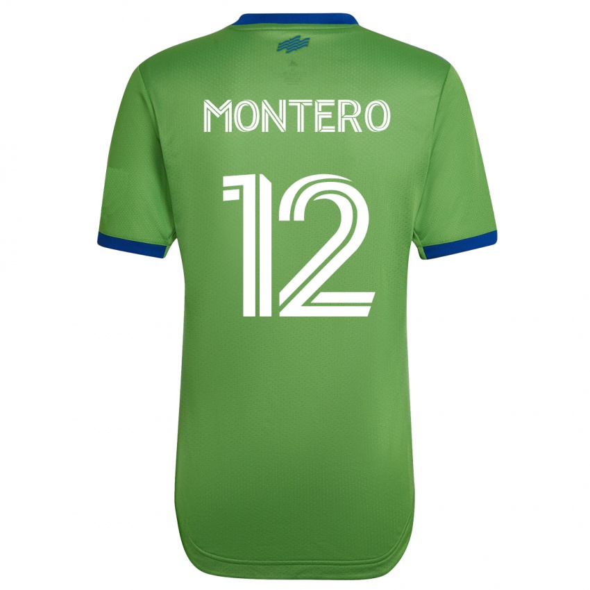 Kvinder Fredy Montero #12 Grøn Hjemmebane Spillertrøjer 2023/24 Trøje T-Shirt