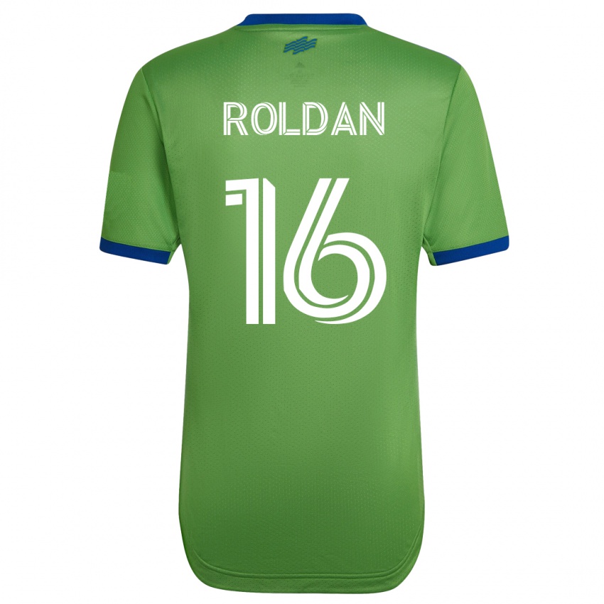 Kvinder Álex Roldán #16 Grøn Hjemmebane Spillertrøjer 2023/24 Trøje T-Shirt