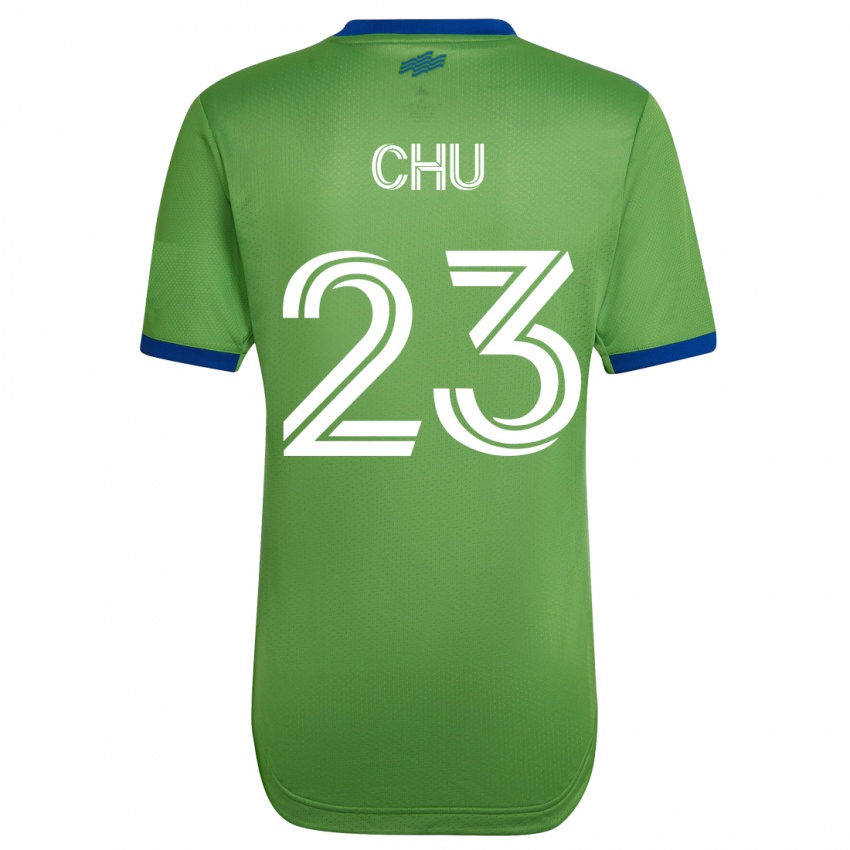 Kvinder Leo Chu #23 Grøn Hjemmebane Spillertrøjer 2023/24 Trøje T-Shirt