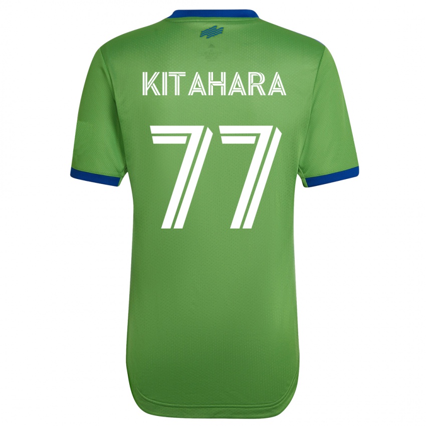 Kvinder Sota Kitahara #77 Grøn Hjemmebane Spillertrøjer 2023/24 Trøje T-Shirt