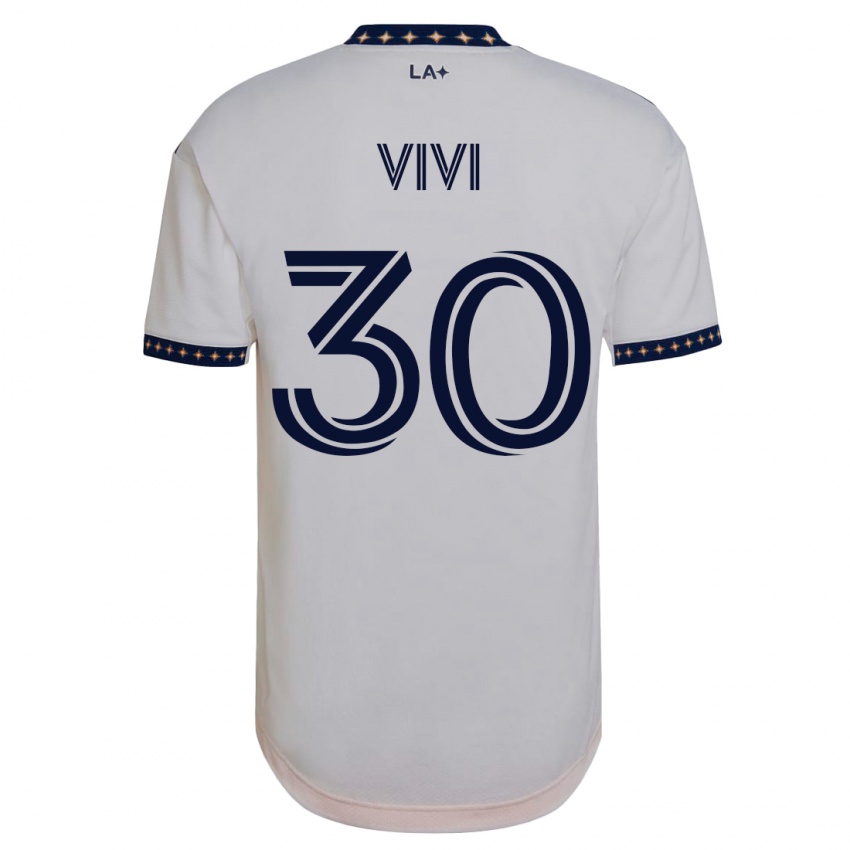 Kvinder Gino Vivi #30 Hvid Hjemmebane Spillertrøjer 2023/24 Trøje T-Shirt