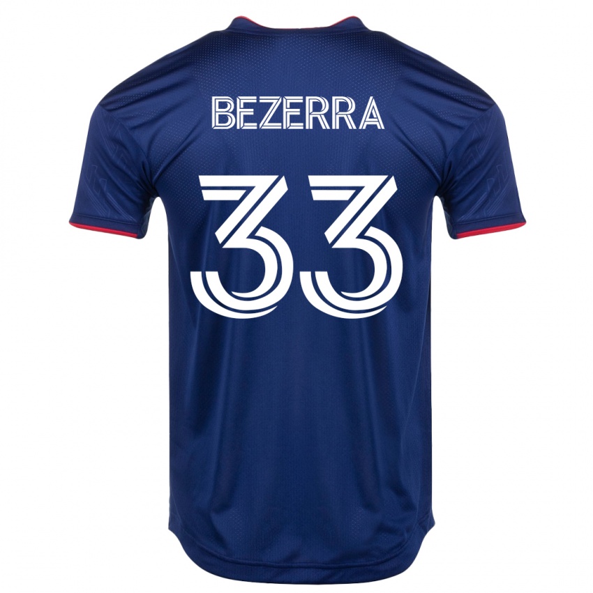 Kvinder Victor Bezerra #33 Flåde Hjemmebane Spillertrøjer 2023/24 Trøje T-Shirt