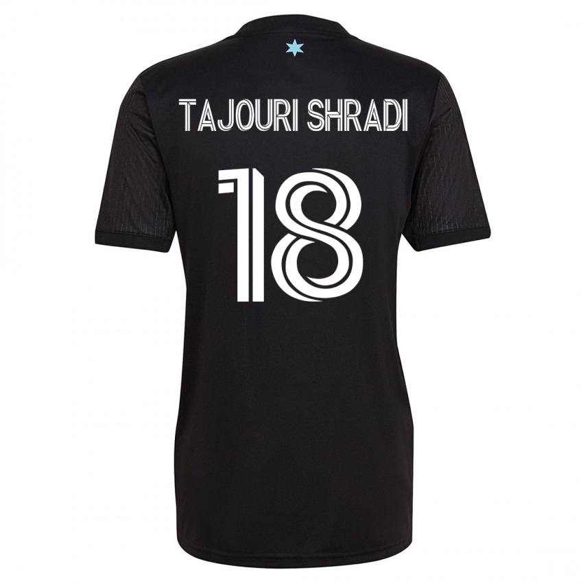 Kvinder Ismael Tajouri-Shradi #18 Sort Hjemmebane Spillertrøjer 2023/24 Trøje T-Shirt