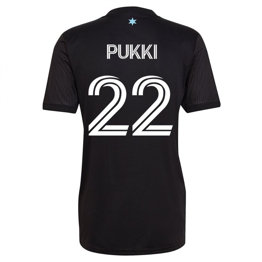 Kvinder Teemu Pukki #22 Sort Hjemmebane Spillertrøjer 2023/24 Trøje T-Shirt