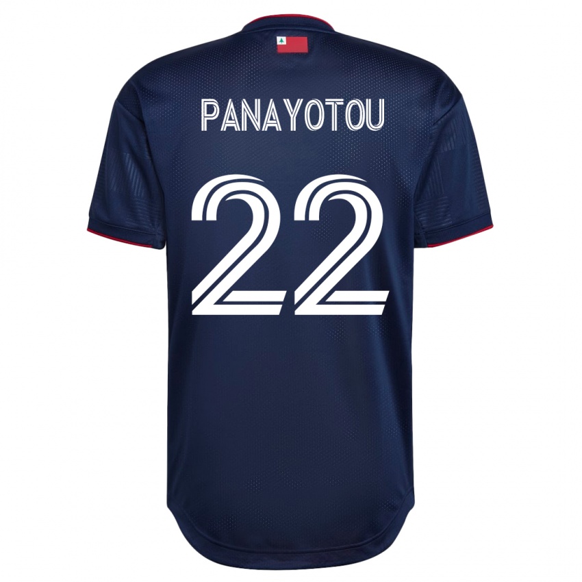 Kvinder Jack Panayotou #22 Flåde Hjemmebane Spillertrøjer 2023/24 Trøje T-Shirt