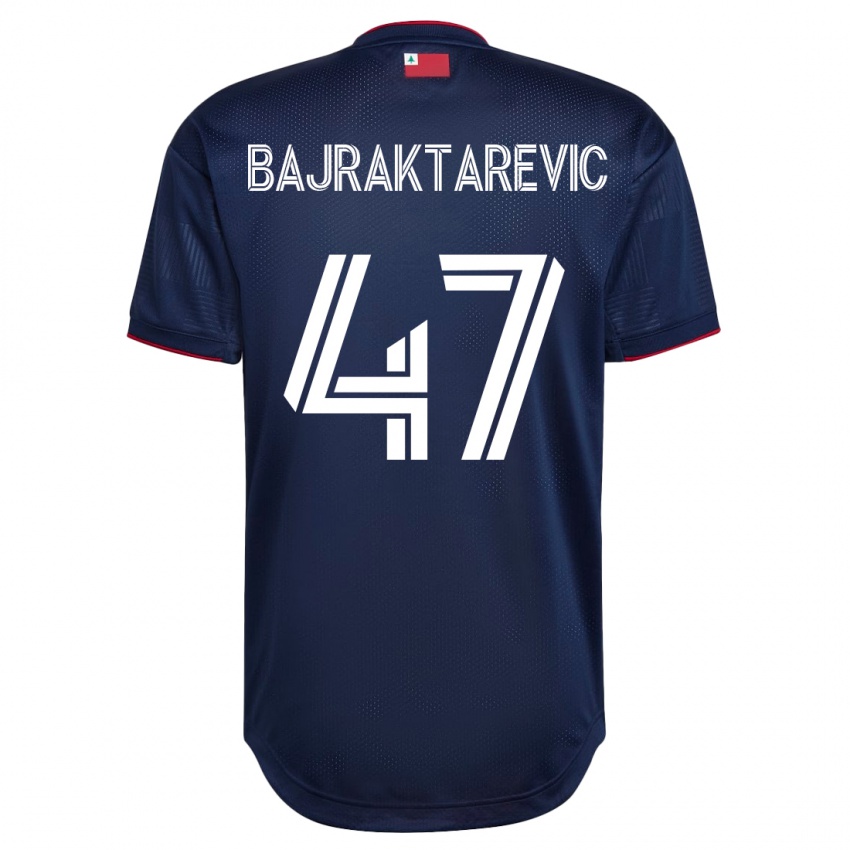 Kvinder Esmir Bajraktarevic #47 Flåde Hjemmebane Spillertrøjer 2023/24 Trøje T-Shirt