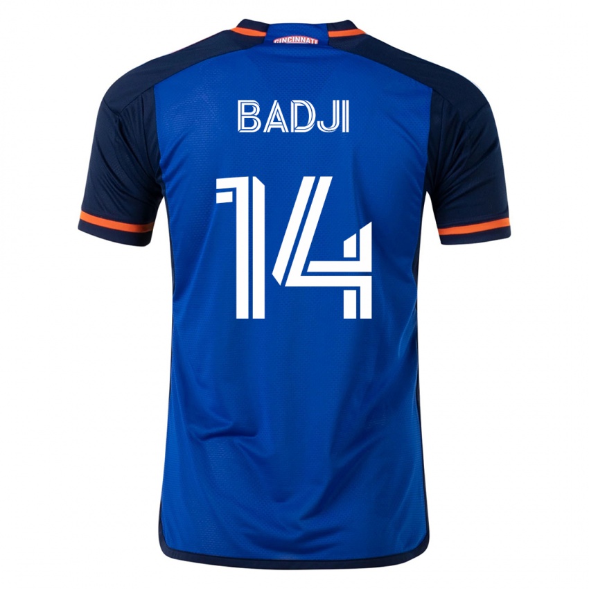 Kvinder Dominique Badji #14 Blå Hjemmebane Spillertrøjer 2023/24 Trøje T-Shirt