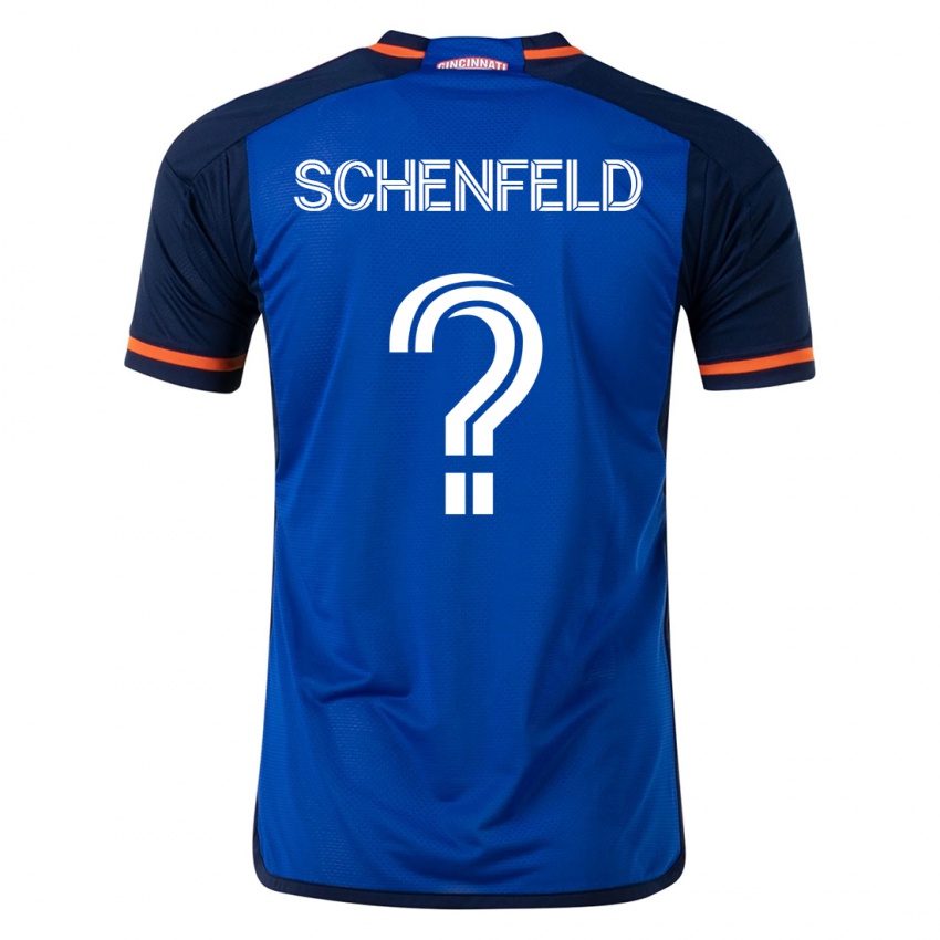Kvinder Matthew Schenfeld #0 Blå Hjemmebane Spillertrøjer 2023/24 Trøje T-Shirt