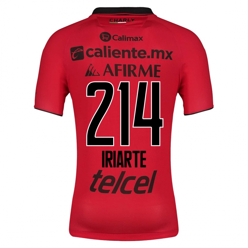 Kvinder Oliver Iriarte #214 Rød Hjemmebane Spillertrøjer 2023/24 Trøje T-Shirt