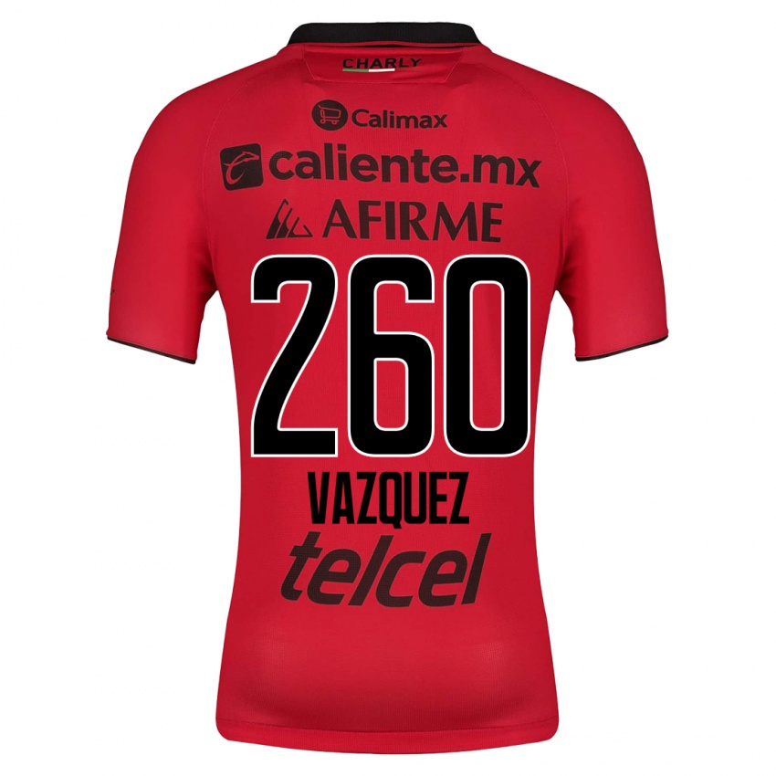 Kvinder Octavio Vázquez #260 Rød Hjemmebane Spillertrøjer 2023/24 Trøje T-Shirt