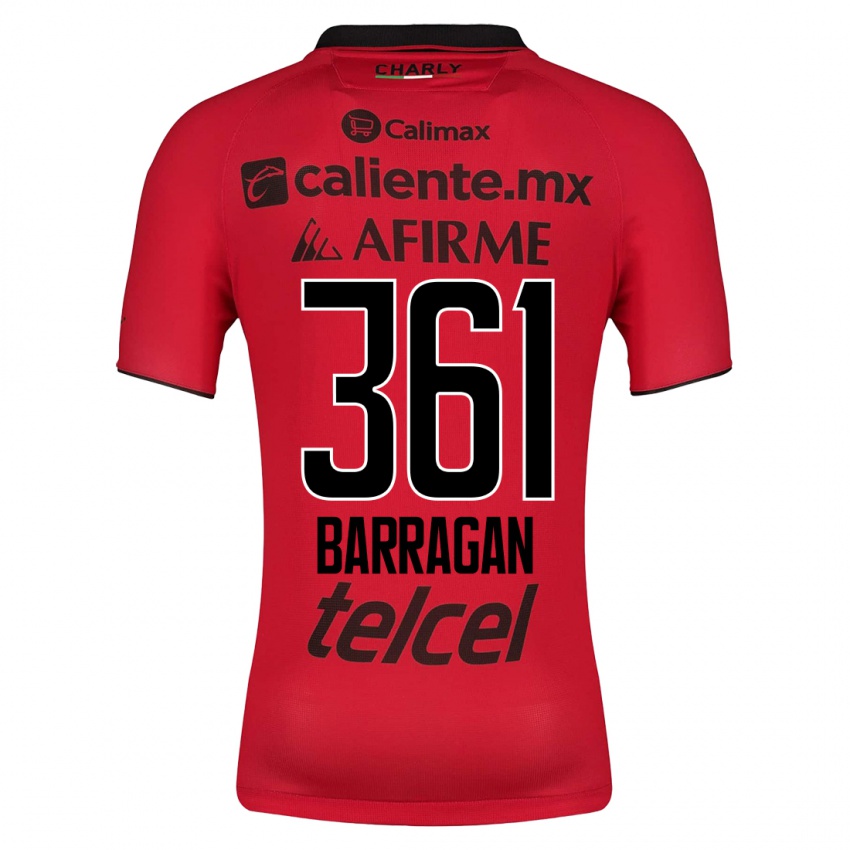 Kvinder Jesús Barragán #361 Rød Hjemmebane Spillertrøjer 2023/24 Trøje T-Shirt