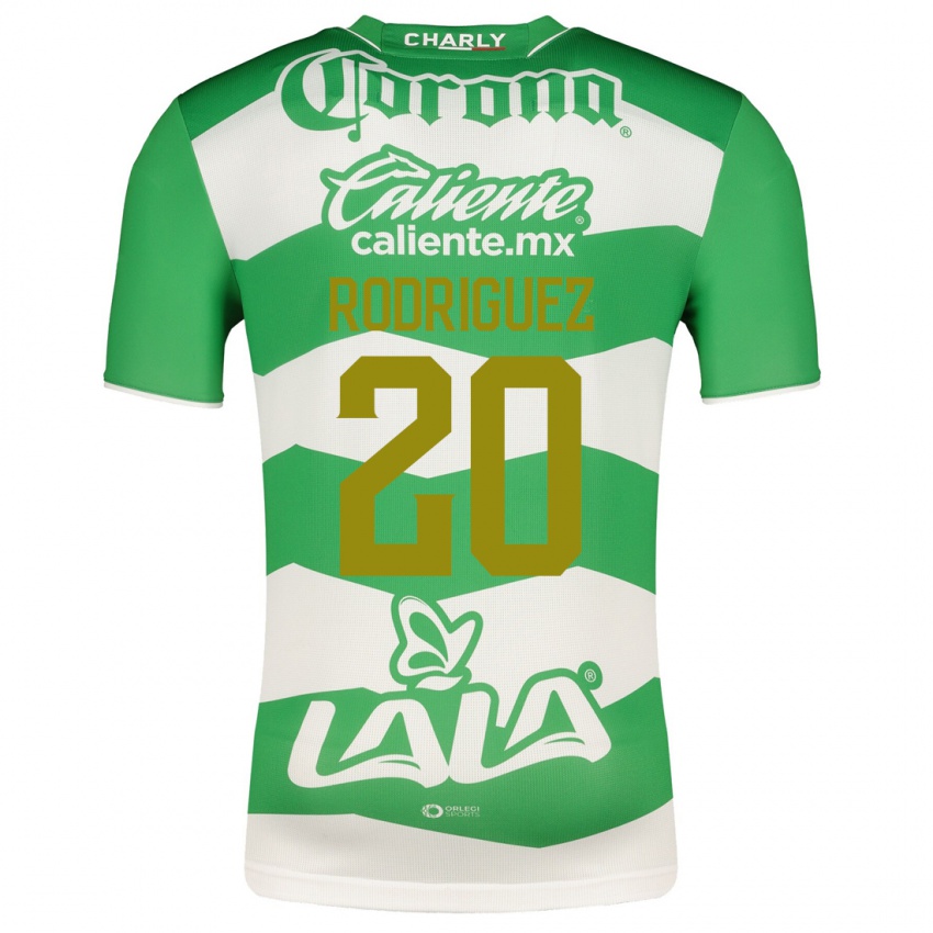 Kvinder Hugo Rodriguez #20 Grøn Hjemmebane Spillertrøjer 2023/24 Trøje T-Shirt