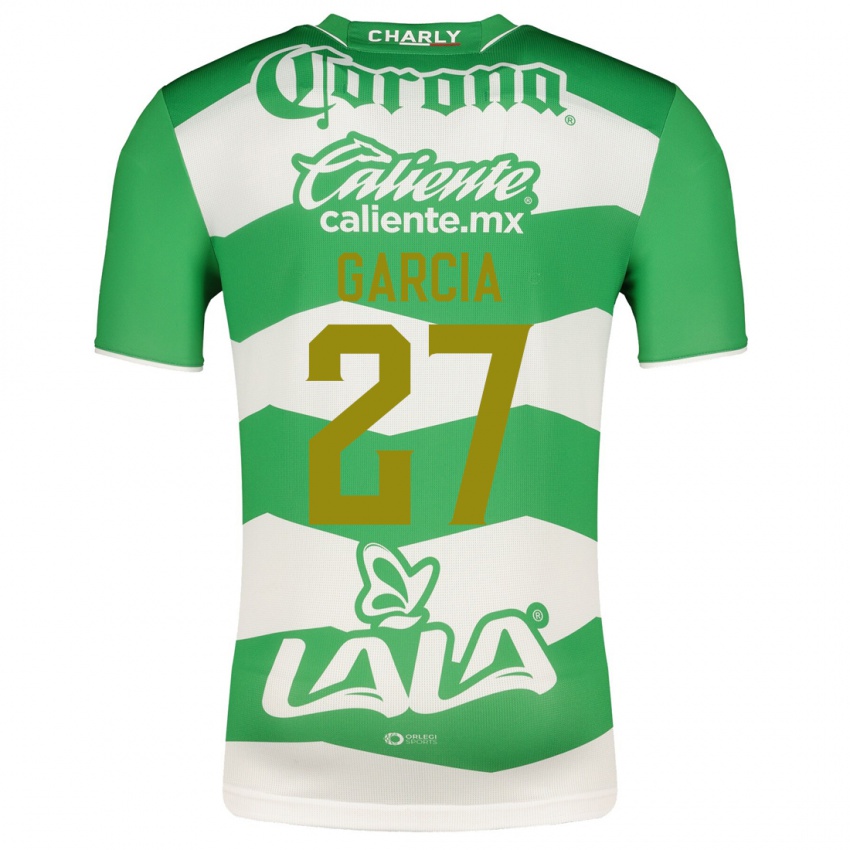 Kvinder Joel Garcia #27 Grøn Hjemmebane Spillertrøjer 2023/24 Trøje T-Shirt